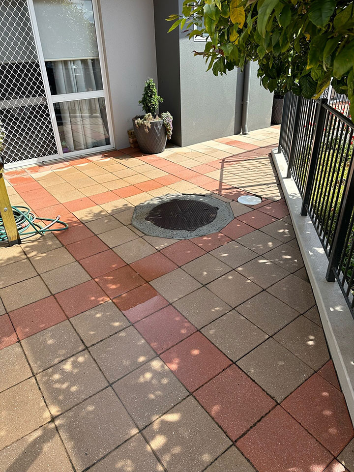 after surface cleaned